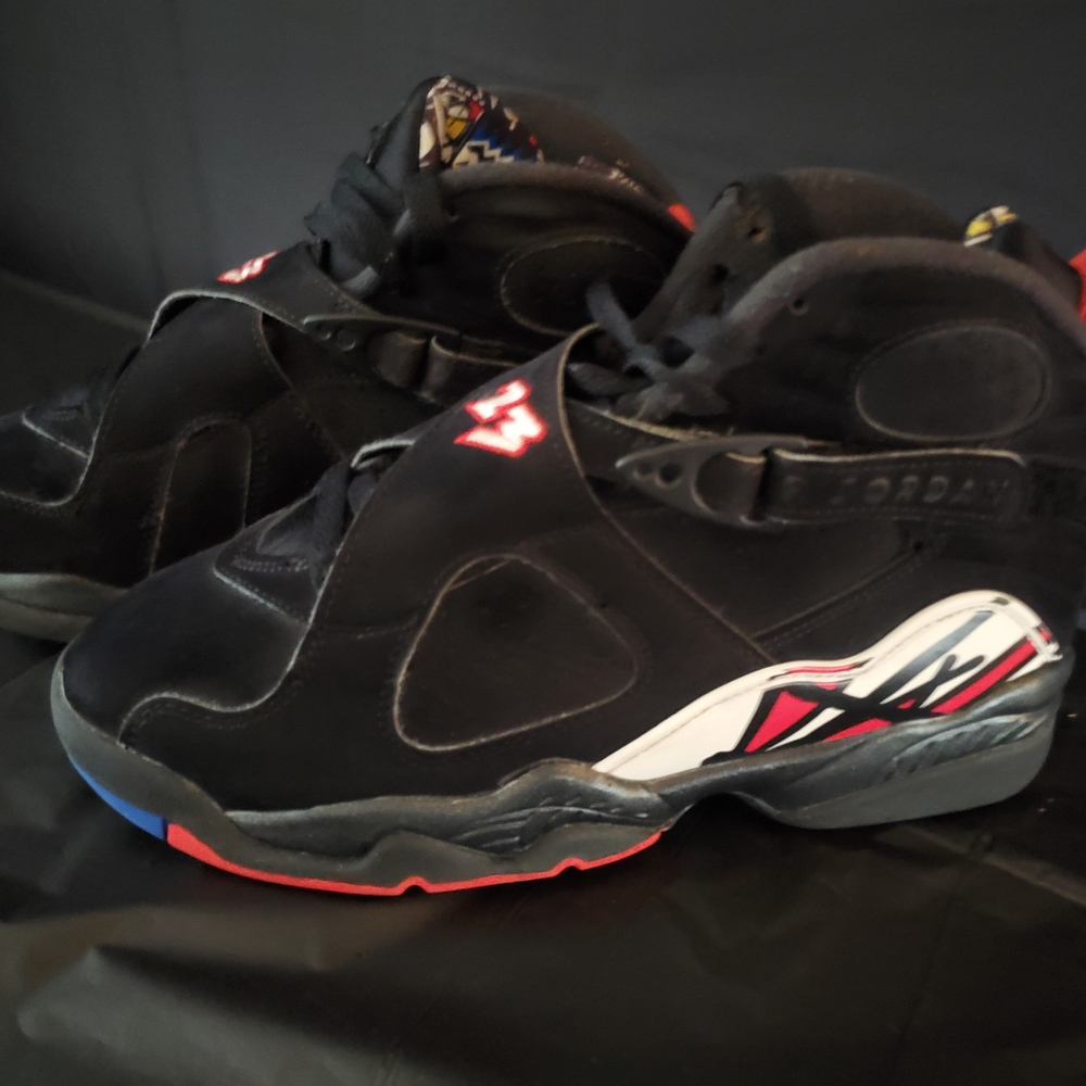Jordan Red Athletic Shoes with Striking Design